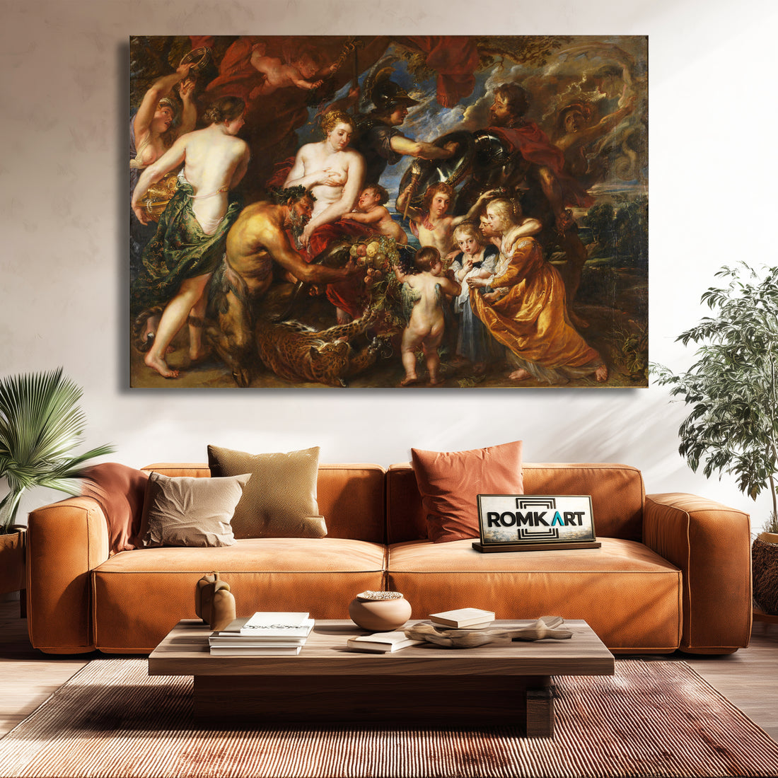Peter Paul Rubens Minerva Protects Pax From Mars Peace And War 1629 – Reproduction