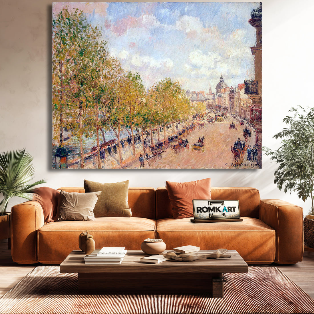 Camille Pissarro Quai Malaquais Sunny Afternoon 1903 – Reproduction