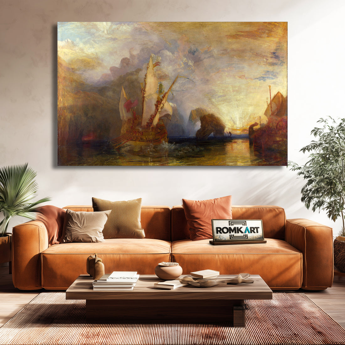 William Turner Ulysses Deriding Polyphemus 1829 – Reproduction