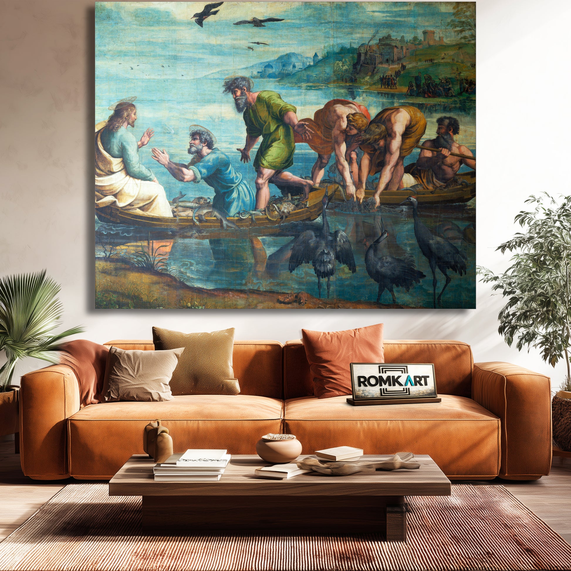 Raphael The Miraculous Draft Of Fishes 1515 Raphael Cartoons – Reproduction