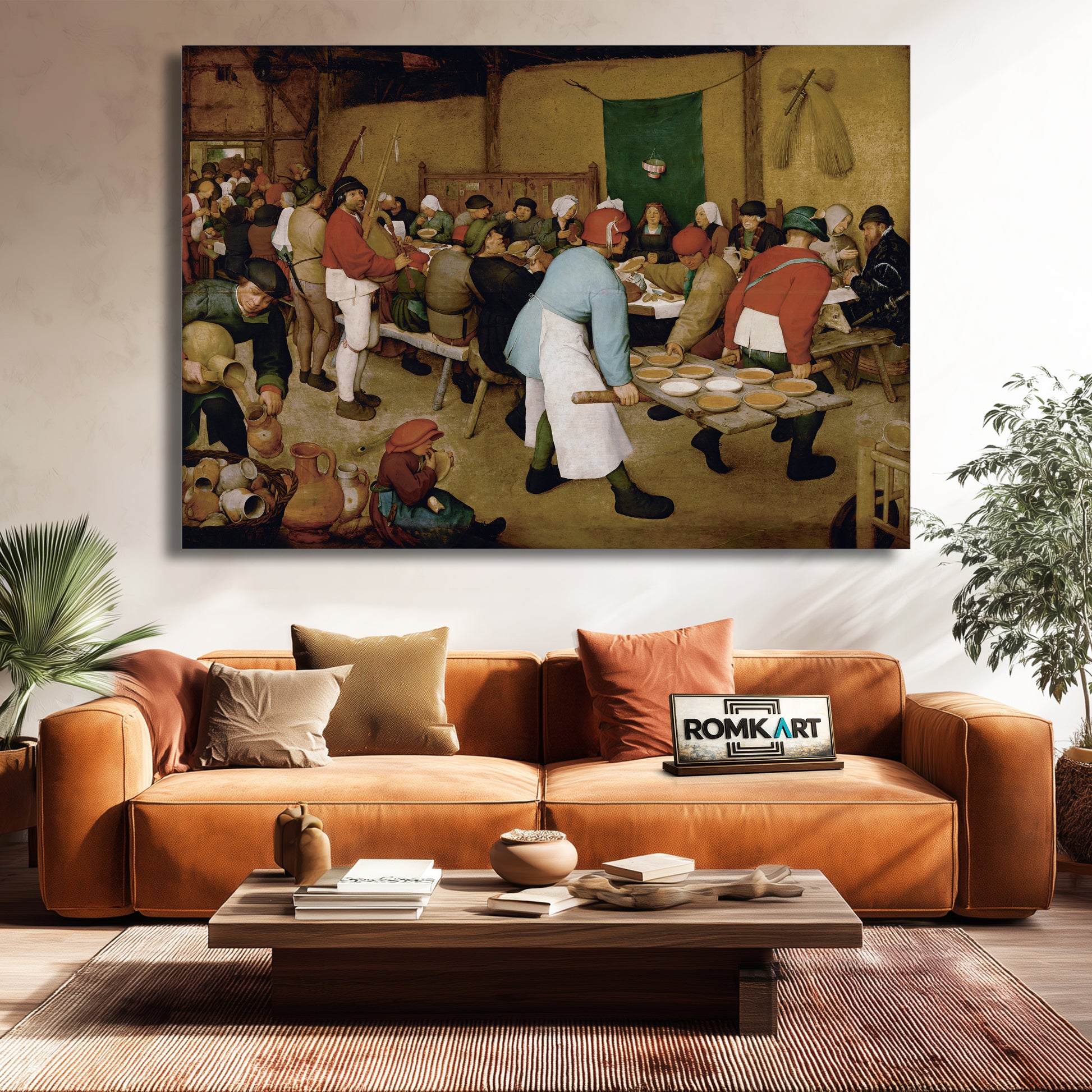 Pieter Bruegel The Elder Peasant Wedding 1566 – Reproduction