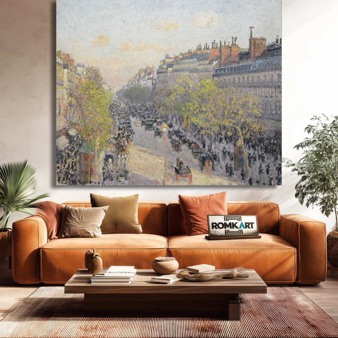 Camille Pissarro The Boulevard Montmartre Twilight 1897 – Reproduction