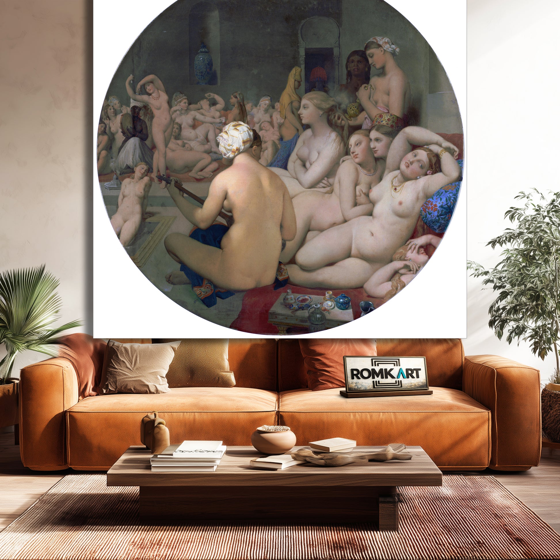 Jean Auguste Dominique Ingres The Turkish Bath 1814 – Reproduction