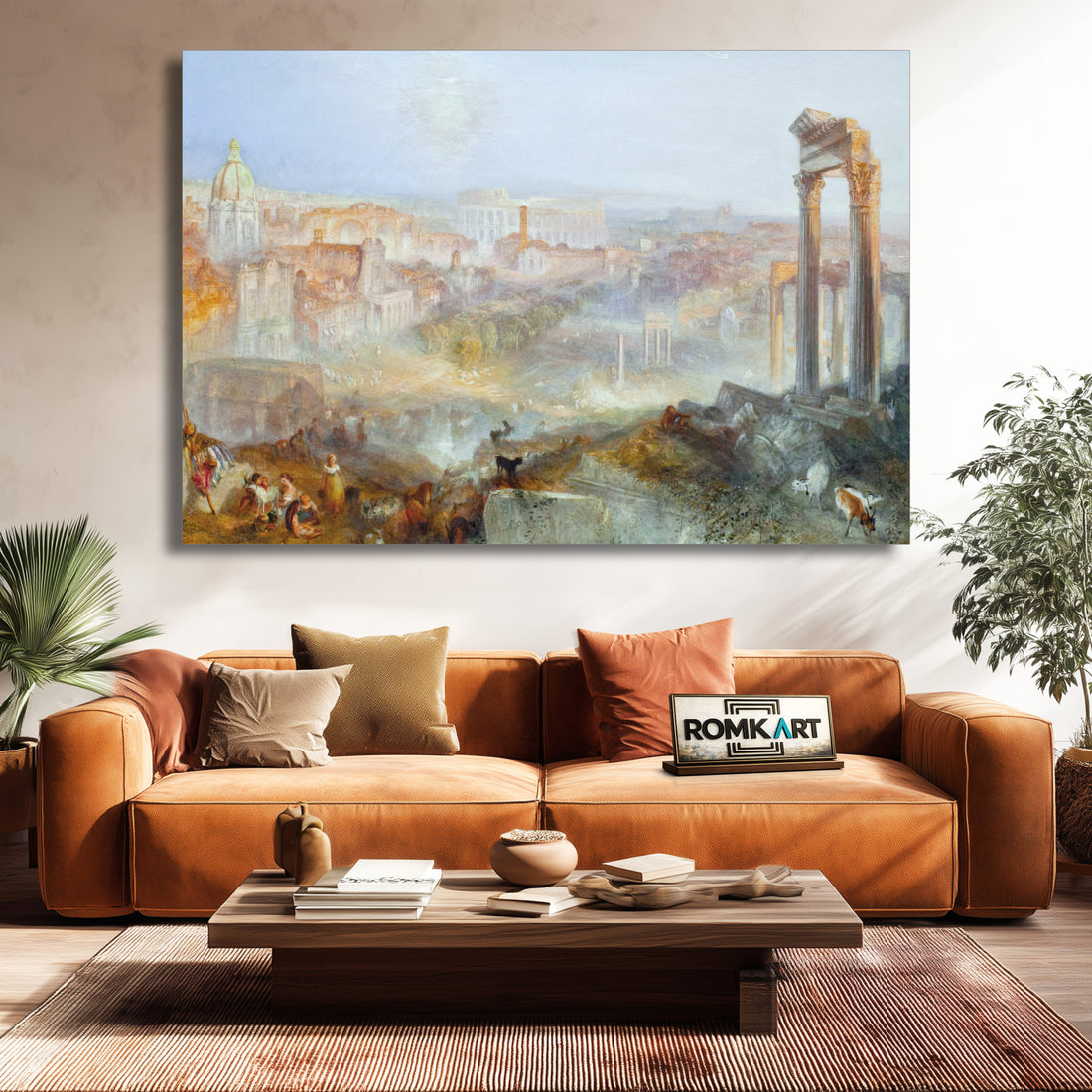 William Turner Modern Rome Campo Vaccino 1839 – Reproduction