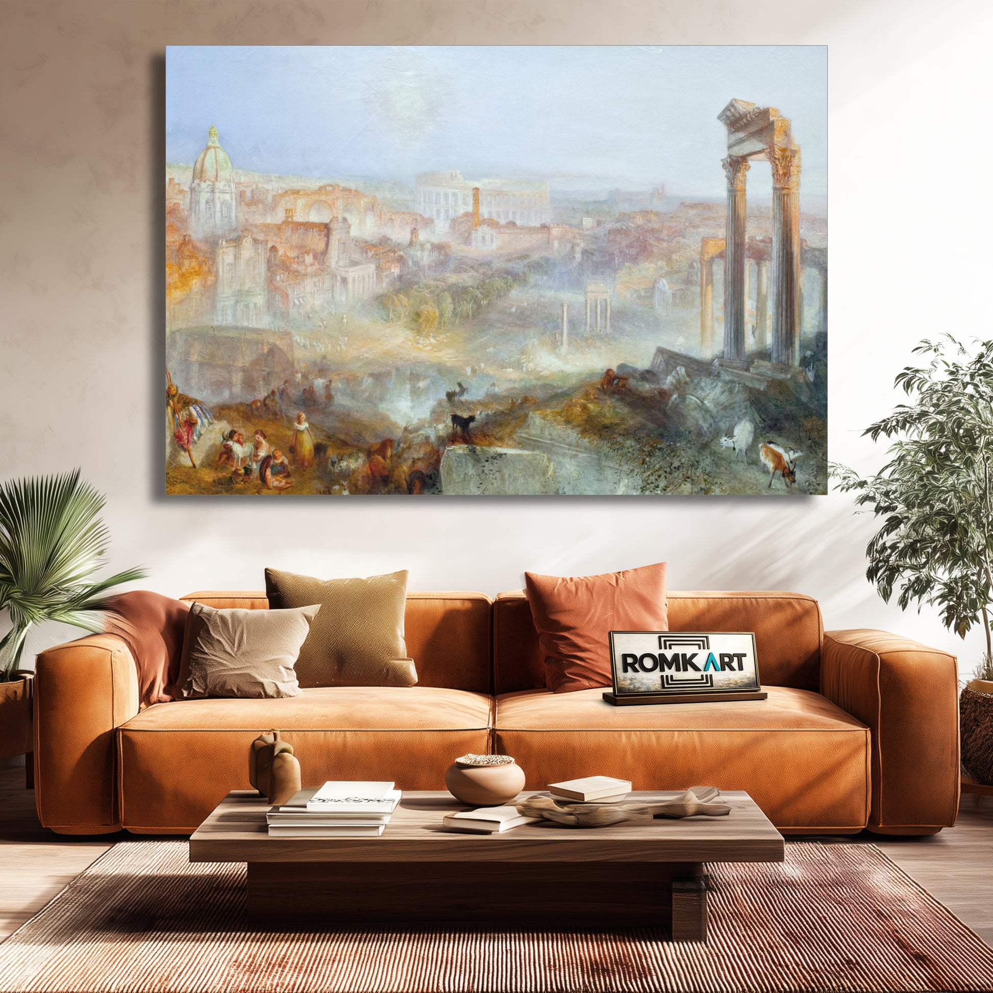 William Turner Modern Rome Campo Vaccino 1839 – Reproduction