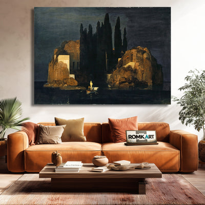 Arnold Bocklin Isle Of The Dead Basel Version 1880 – Reproduction