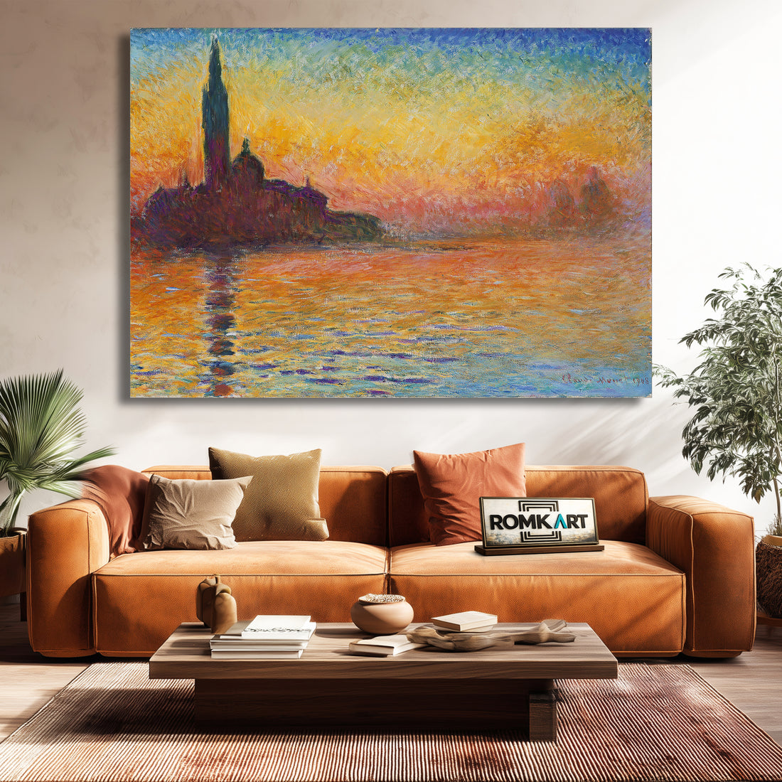 Claude Monet San Giorgio Maggiore At Dusk 1908 – Reproduction