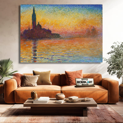 Claude Monet San Giorgio Maggiore At Dusk 1908 – Reproduction