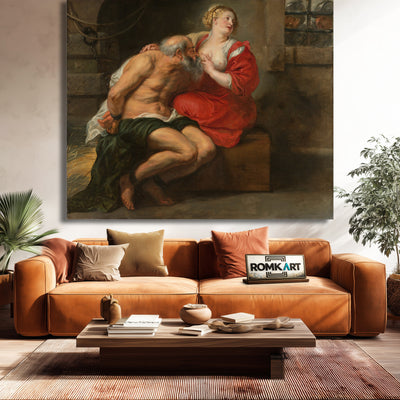 Peter Paul Rubens Cimon And Pero C1630 – Reproduction