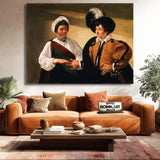 Caravaggio The Fortune Teller 1595 Louvre – Reproduction