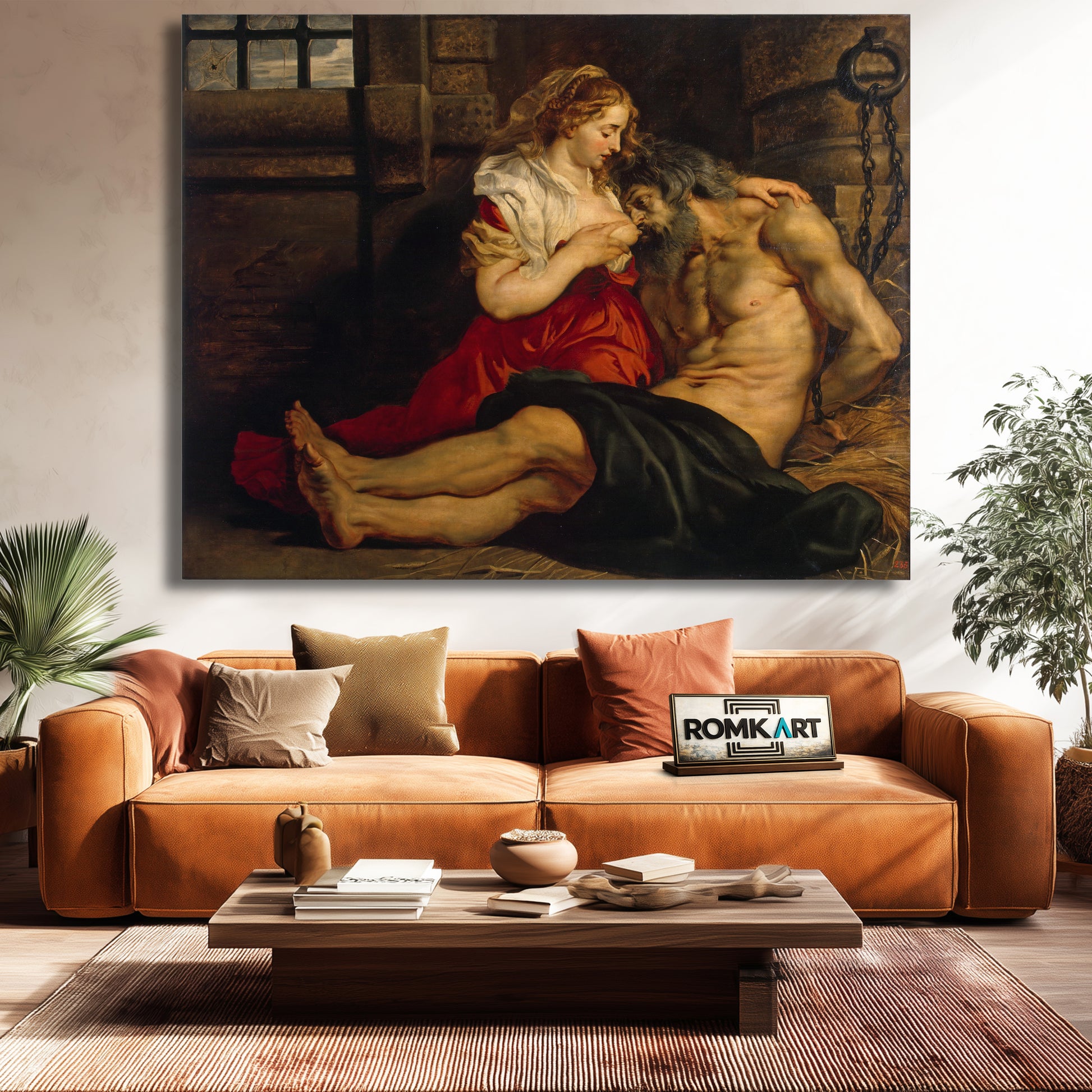 Peter Paul Rubens Roman Charity 1612 – Reproduction
