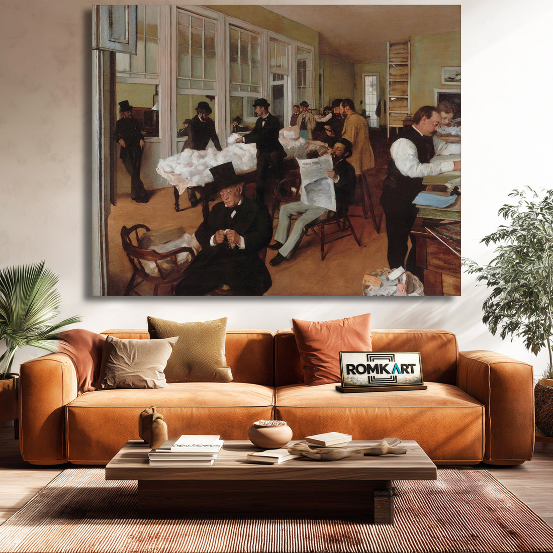 Edgar Degas A Cotton Office In New Orleans 1873 – Reproduction
