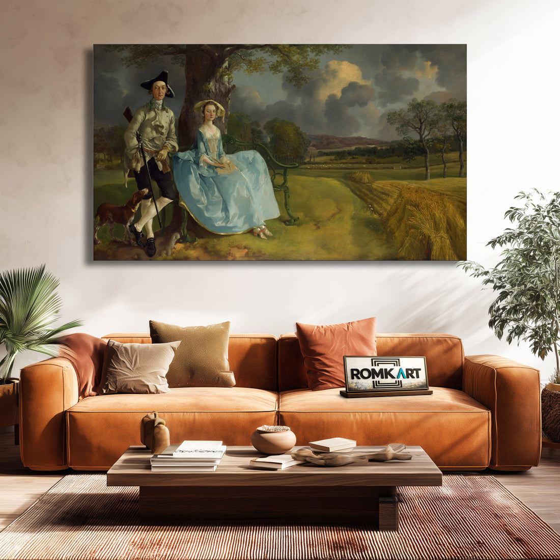 Thomas Gainsborough Mr And Mrs Andrews 1748 – Reproduction
