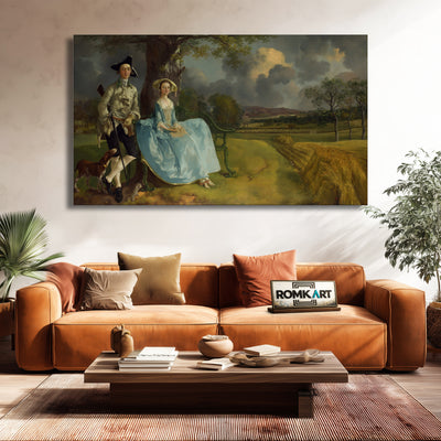 Thomas Gainsborough Mr And Mrs Andrews 1748 – Reproduction