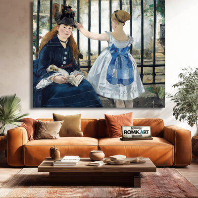 Edouard Manet Le Chemin De Fer 1873 – Reproduction