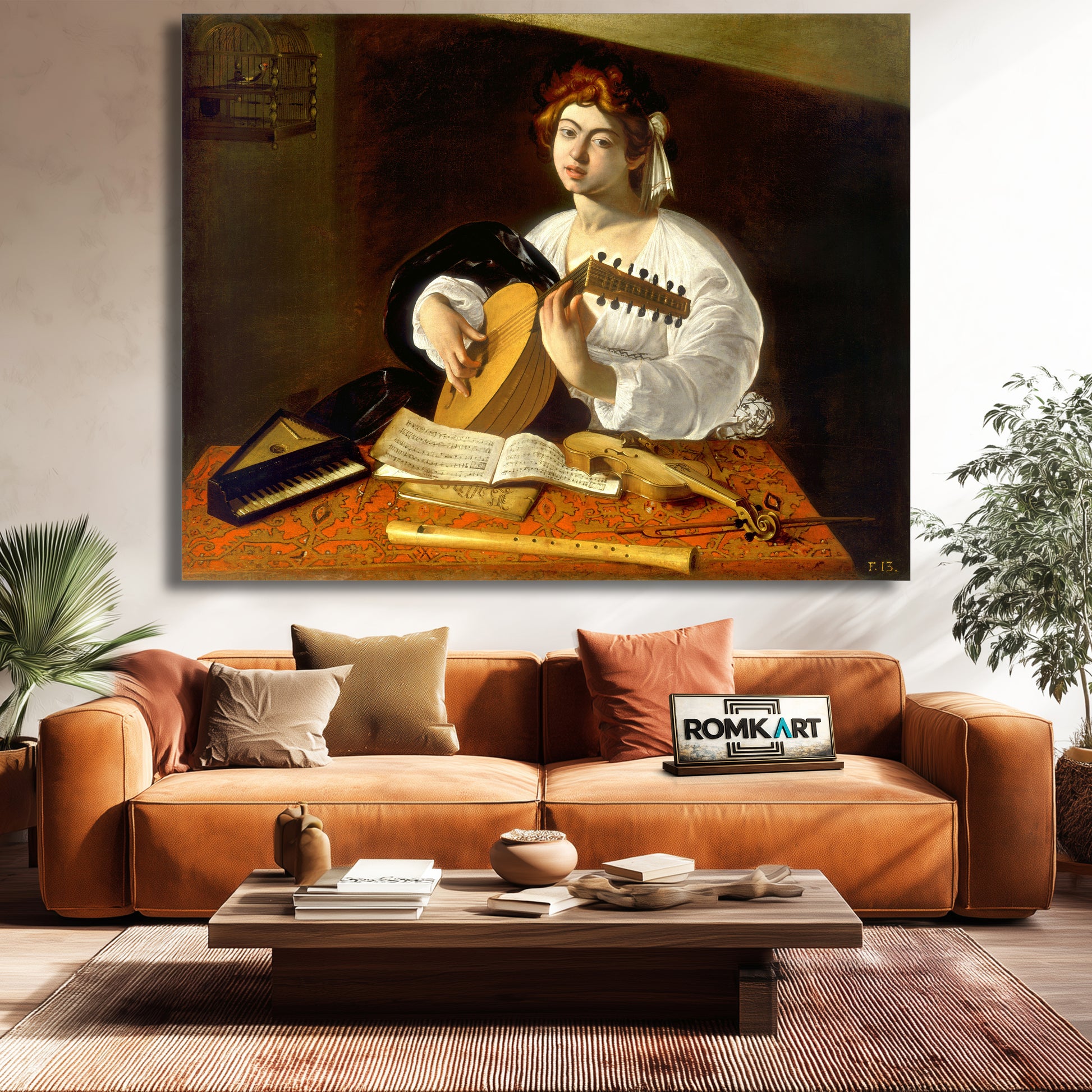 Caravaggio The Lute Player 1600 – Reproduction