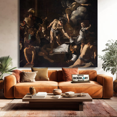 Caravaggio The Martyrdom Of Saint Matthew 1600 – Reproduction