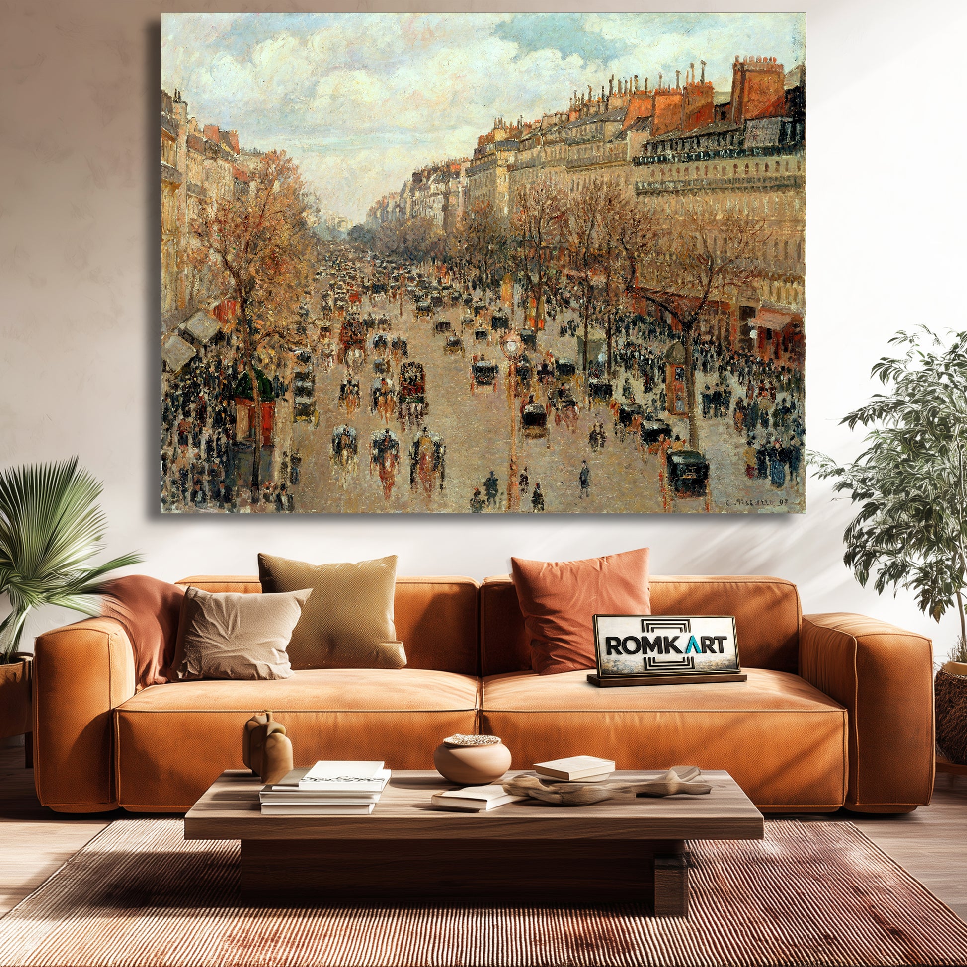 Camille Pissarro The Boulevard Montmartre Afternoon Sun 1897 – Reproduction
