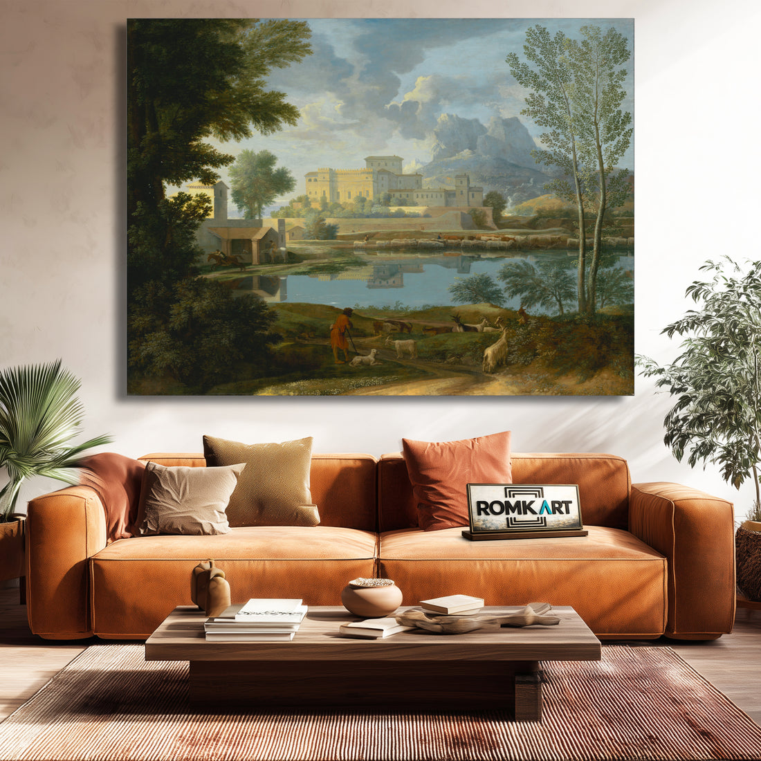 Nicolas Poussin Landscape In Calm Weather 1651 – Reproduction