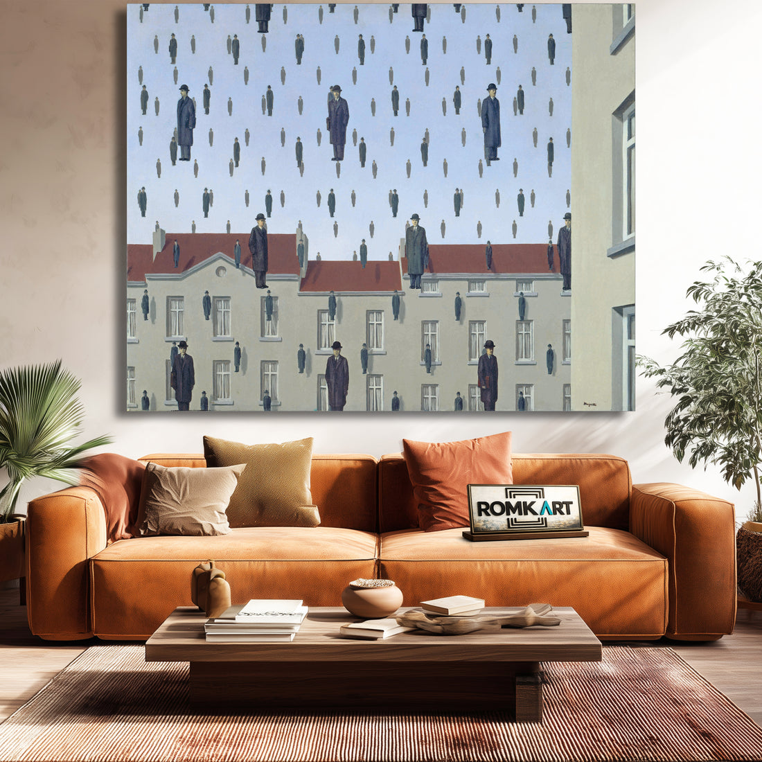 Rene Magritte Golconda 1953 – Reproduction