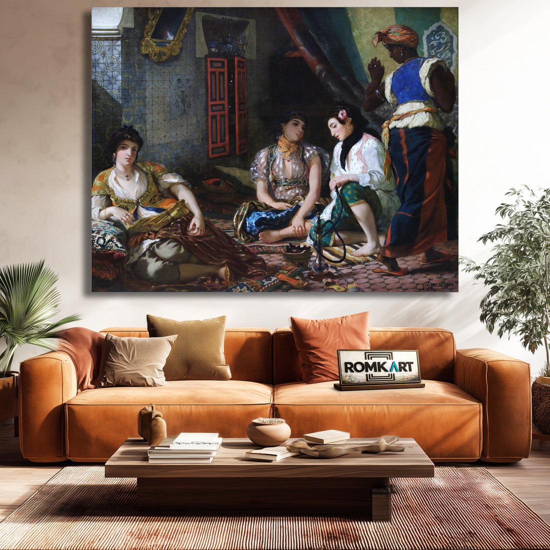 Eugene Delacroix The Women Of Algiers 1834 – Reproduction