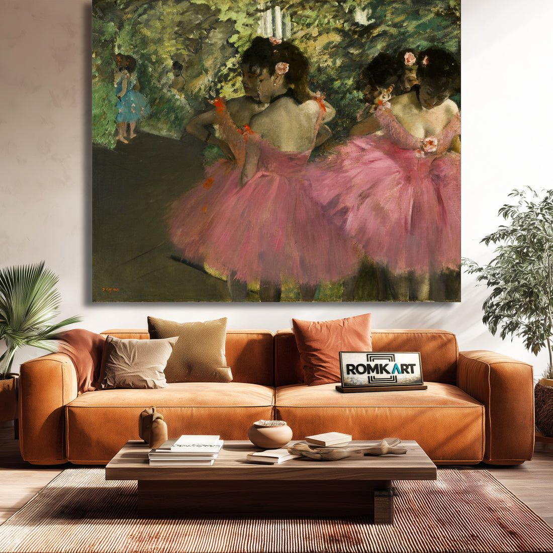 Edgar Degas Dancers In Pink C1876 – Reproduction