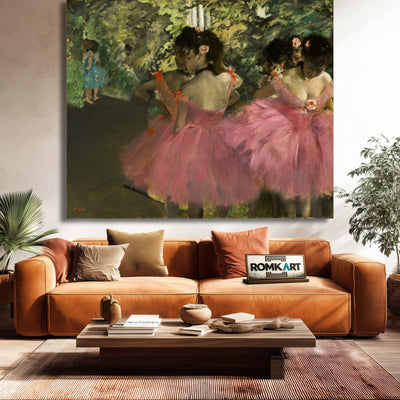 Edgar Degas Dancers In Pink C1876 – Reproduction