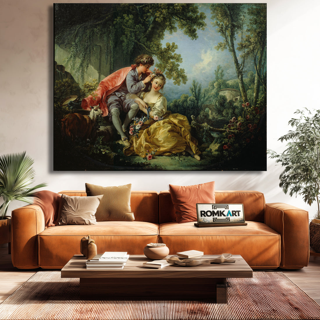 Francois Boucher The Four Seasons Spring 1755 – Reproduction