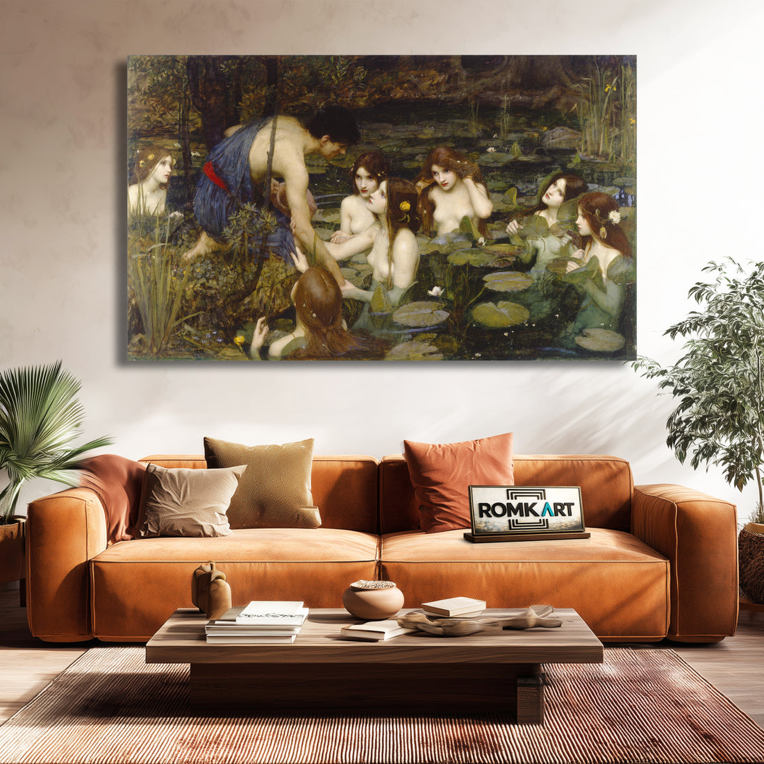 John William Waterhouse Hylas And The Nymphs 1896 – Reproduction
