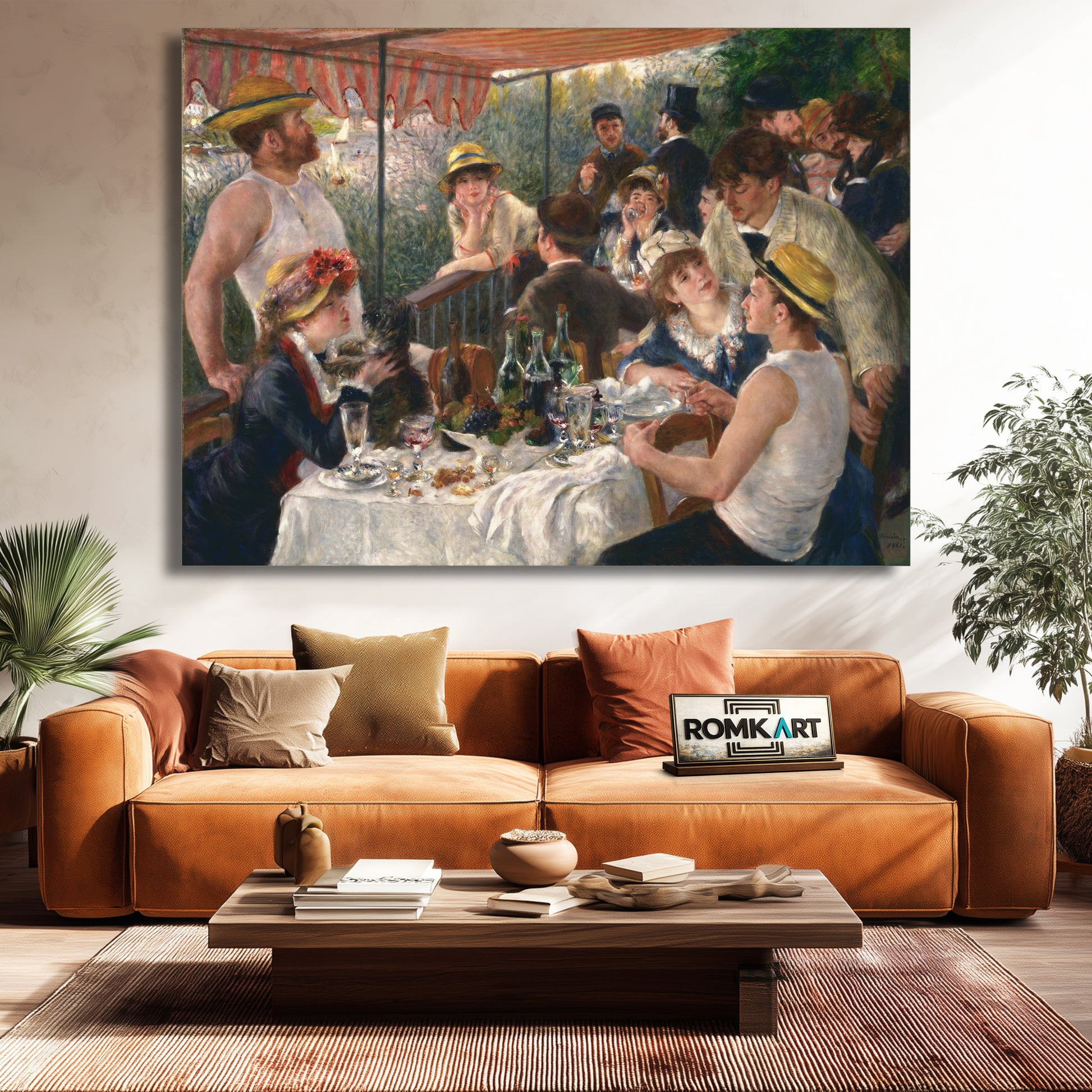 Pierre-auguste Renoir Luncheon Of The Boating Party – Reproduction