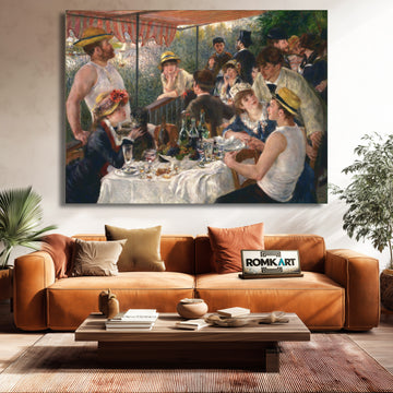 Pierre-auguste Renoir Luncheon Of The Boating Party – Reproduction