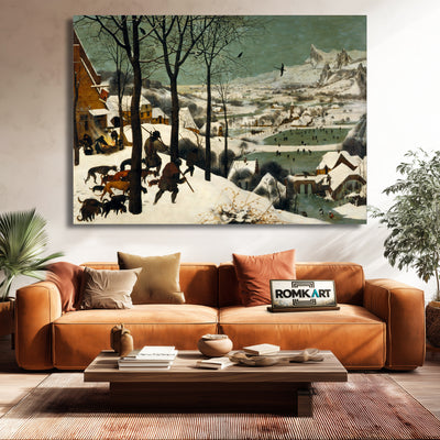 Pieter Bruegel The Elder The Hunters In The Snow Winter – Reproduction