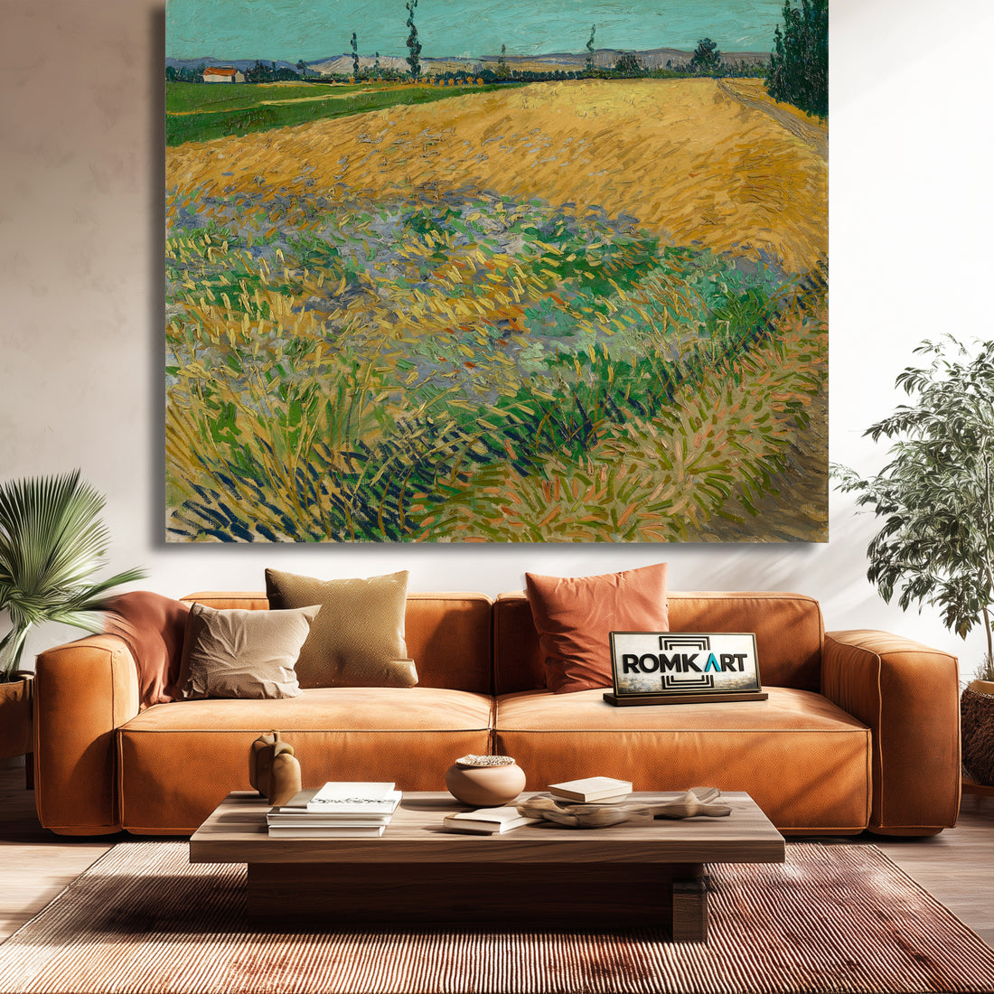 Vincent Van Gogh Wheatfield 1888 – Reproduction