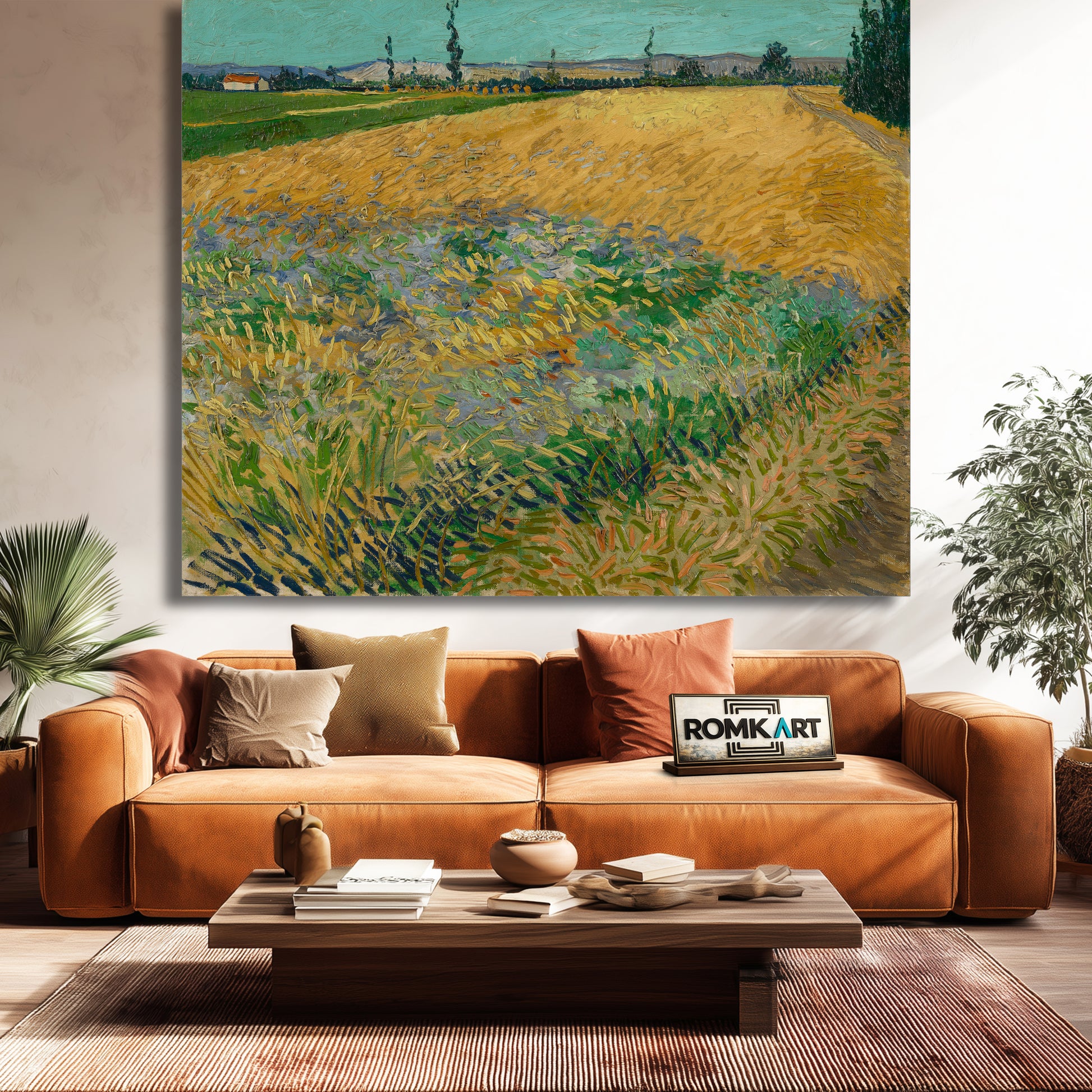 Vincent Van Gogh Wheatfield 1888 – Reproduction
