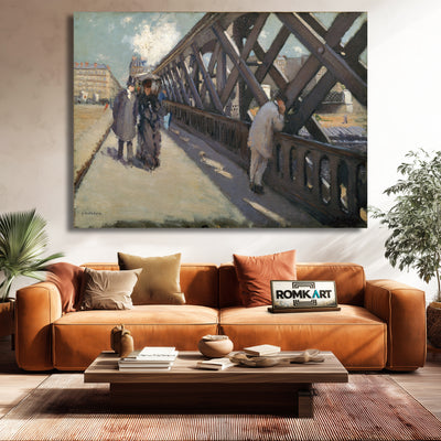 Gustave Caillebotte Le Pont De L'Europe -the Europe Bridge 1876 – Reproduction