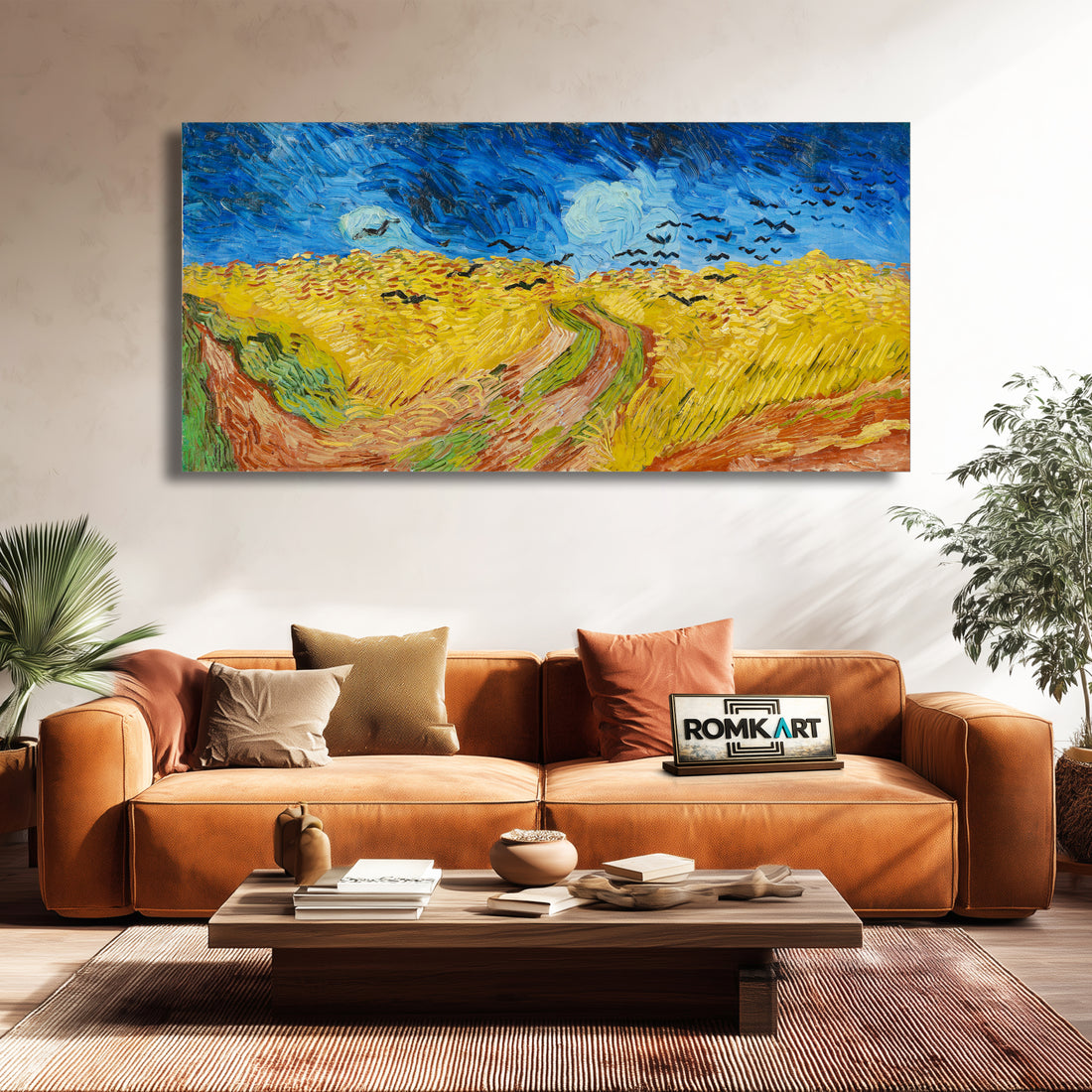 Vincent Van Gogh Wheatfield With Crows 1890 – Reproduction