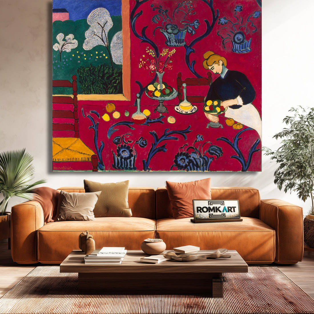 Henri Matisse The Dessert Harmony In Red 1908 – Reproduction