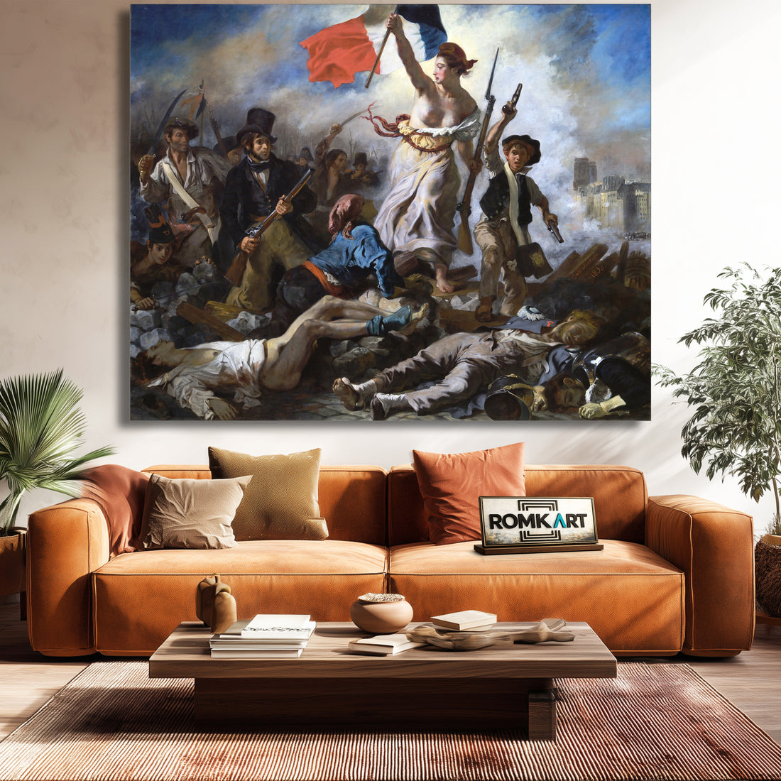 Eugene Delacroix Liberty Leading The People 1830 – Reproduction