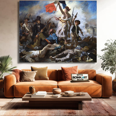 Eugene Delacroix Liberty Leading The People 1830 – Reproduction