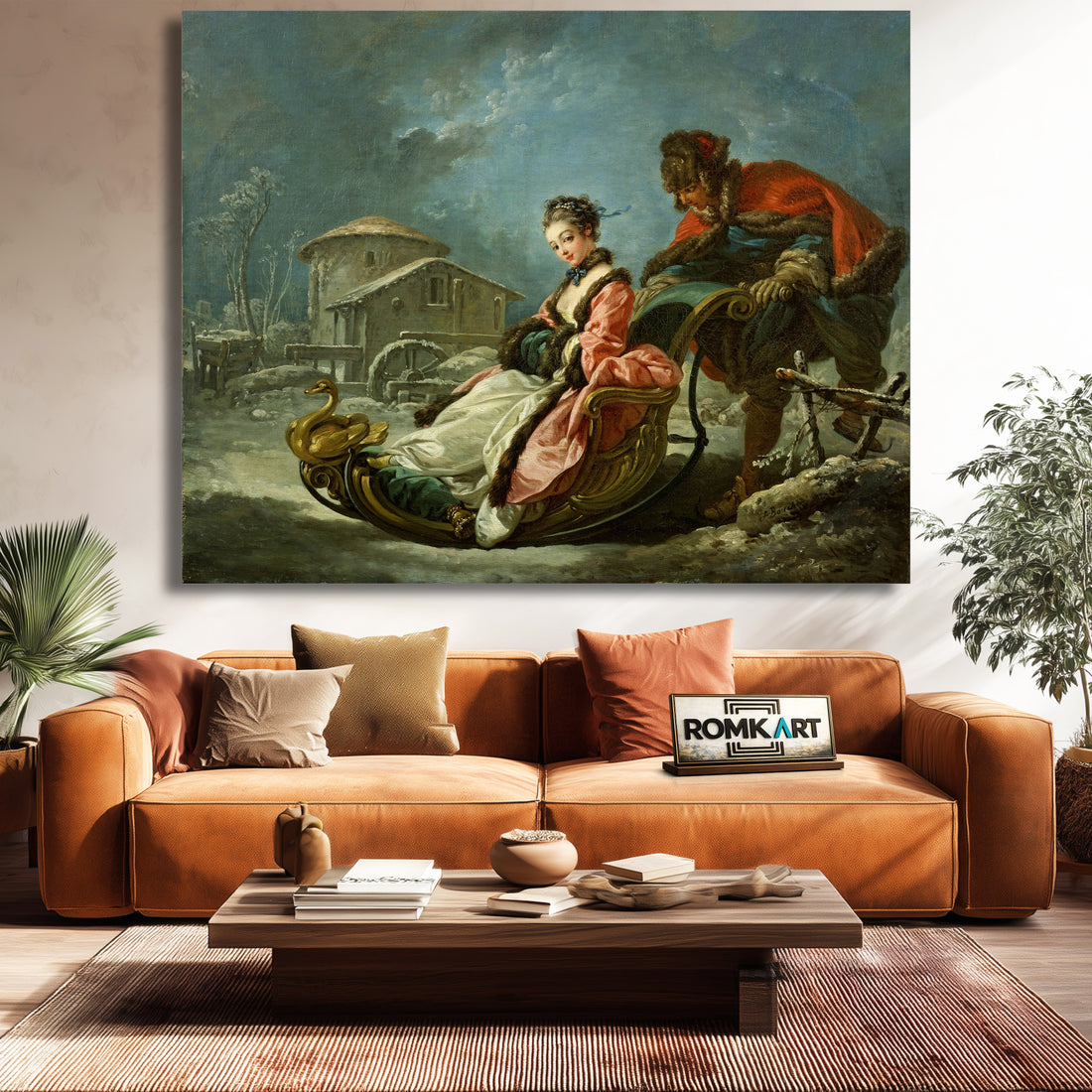Francois Boucher The Four Seasons Winter 1755 – Reproduction