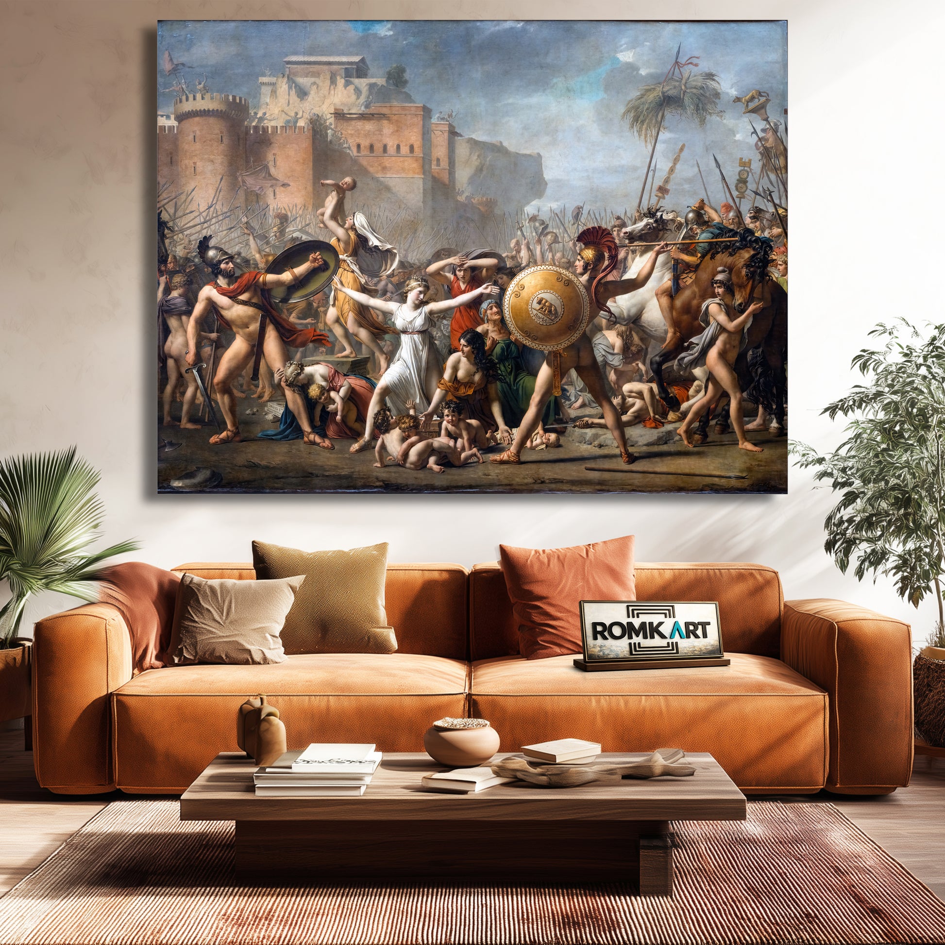 Jacques-louis David The Intervention Of The Sabine Women 1799 – Reproduction