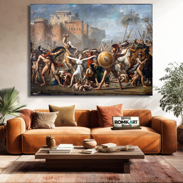 Jacques-louis David The Intervention Of The Sabine Women 1799 – Reproduction