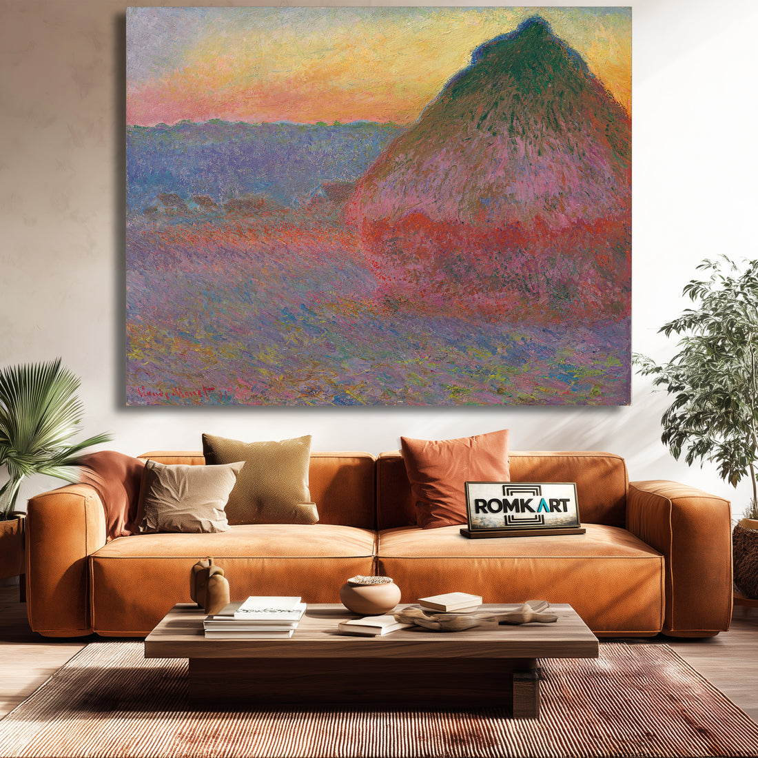 Claude Monet Meule Grainstack 1890- 1891 – Reproduction