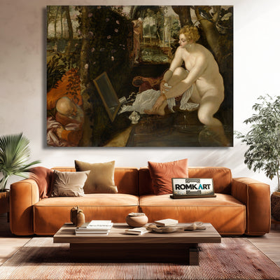 Tintoretto Susanna And The Elders 1555-1556 – Reproduction