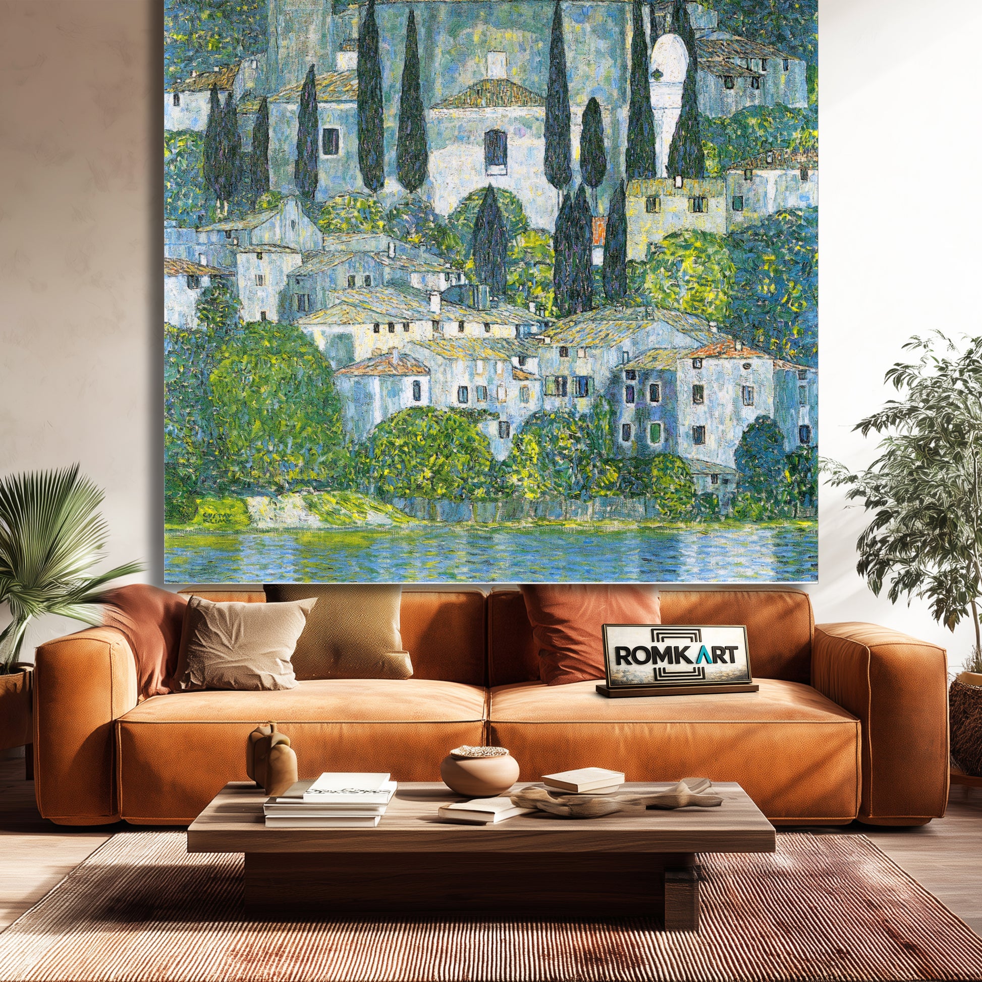 Gustav Klimt Church In Cassone 1913 – Reproduction