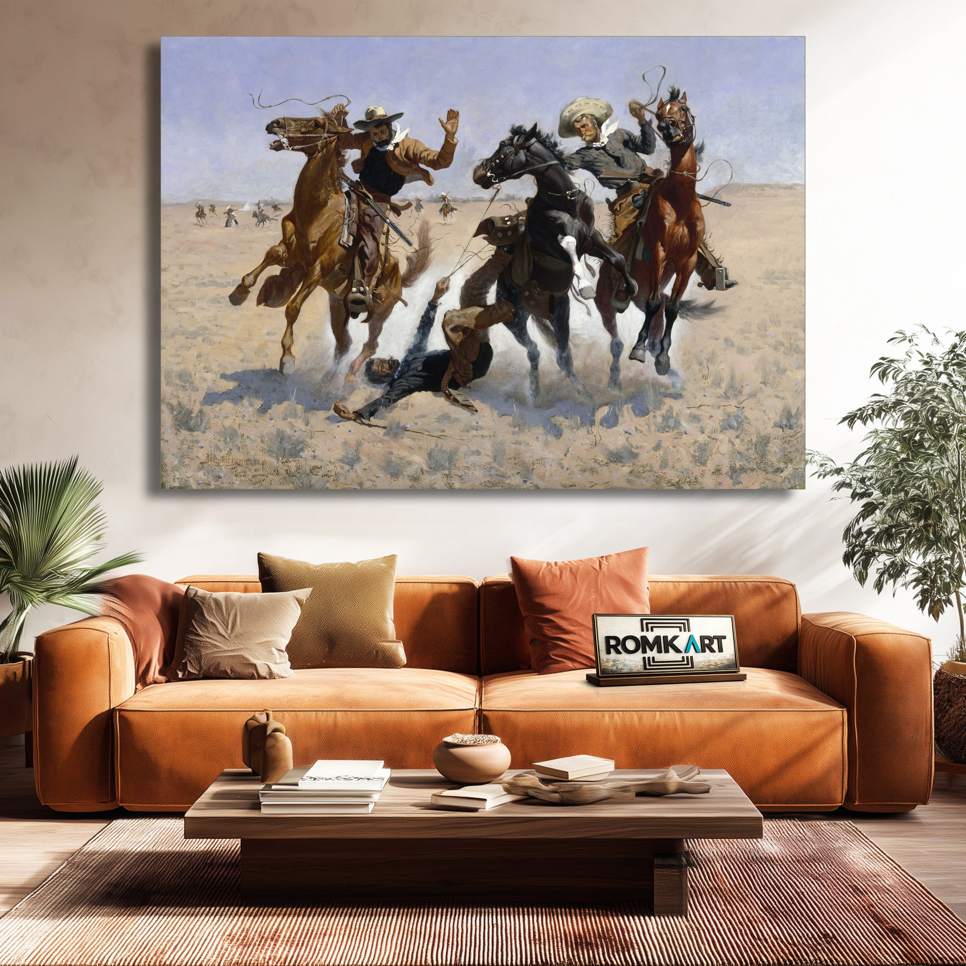 Frederic Remington Aiding A Comrade 1890 – Reproduction