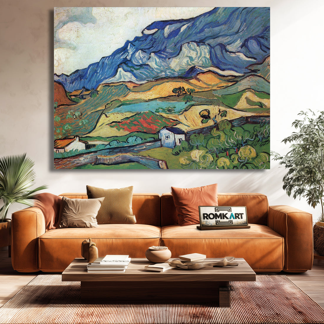 Vincent Van Gogh Les Alpilles Mountain Landscape At Saint-rmy 1989 – Reproduction