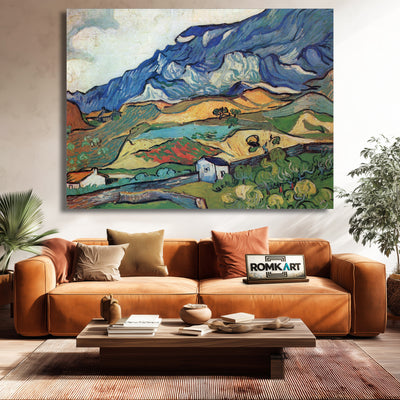 Vincent Van Gogh Les Alpilles Mountain Landscape At Saint-rmy 1989 – Reproduction