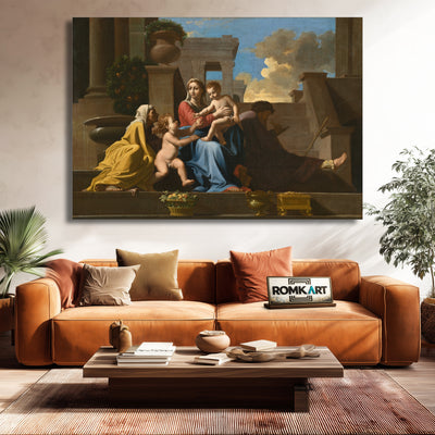 Nicolas Poussin The Holy Family On The Steps 1648 – Reproduction