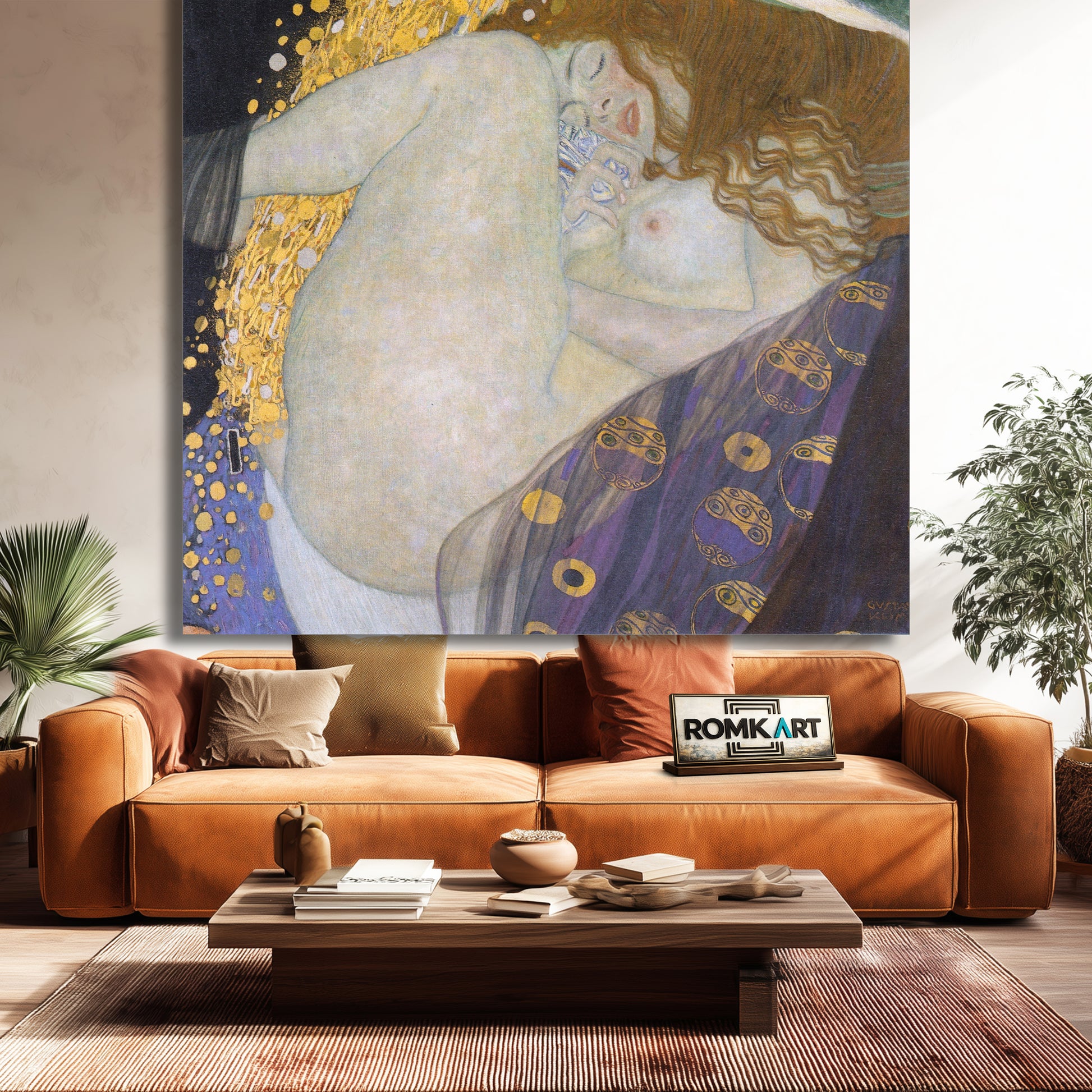 Gustav Klimt Danae – Reproduction